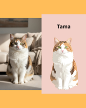 画像をギャラリービューアに読み込む, Pet Portrait Art （ペット肖像アート）
